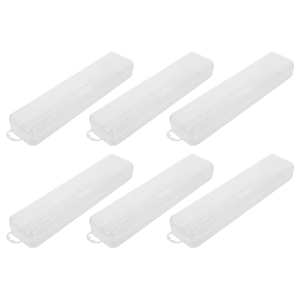 Estuches portátiles de viaje para cepillos de dientes, fundas protectoras creativas para cubiertos.
