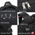 thumbnail image 4 of Cafele 17.3 inch Laptop Backpack,Extra Large Backpack Bookbag Computer Rucksack with USB Charging Port,Water Resistant Sturdy Backpack for Business College School Travel,Men Women Casual Day, 4 of 6