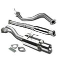 thumbnail image 3 of DNA Motoring For 1992-2000 Honda Civic 2DR 4DR 4" Muffler Rolled Tip Catback Exhaust System, 3 of 6