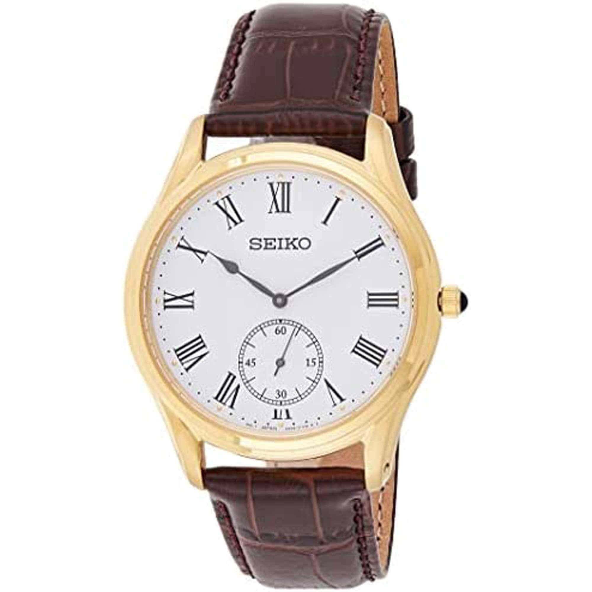 Seiko Essentials Unisex Watch SWR052, Quartz, Gold-tone Seiko Essentials Unisex Watch SWR052, Quartz, Gold-tone