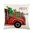 thumbnail image 4 of Christmas Throw Pillow Covers 18x18 Set of 4 Xmas Series Holiday Cushion Pillow Cover Christmas Decorations for Sofa Couch Bed Farmhouse Outdoor Living Room, 4 of 5