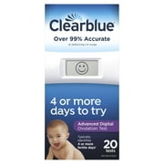 Clearblue Advanced Digital Ovulation Test, Predictor Kit, 20 Tests
