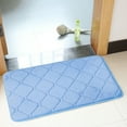 thumbnail image 3 of 40 x 60cm Bathroom Rugs, Ultra Absorbent & Non-Slip Memory Foam Bath Rugs, Machine Washable Bathroom mats, Soft Bath Mats，Easier to Dry for Bathroom Floor Rugs, 3 of 8