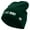 Dk Green, variant on US Army Star Embroidered 8 Inch Knitted Short Beanie - Black OSFM