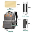 thumbnail image 2 of Labymos Bolsa de pañales portátil, mochila de, 2 of 8