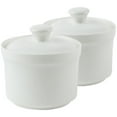 thumbnail image 1 of CUITING 2 Pcs Ceramic Stew Pot Steamer Pot Ceramic Pot Baking Dishes Home Kitchen Supply, 1 of 1