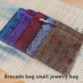 thumbnail image 2 of Wweixi Embroidery Sachet Blessings Drawstring Gifts Storage Bag Office Living Room Hanging Window Rear Review Pendant Red, 2 of 6