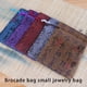 thumbnail image 4 of Guardurnaity Bordado bolsita bendiciones vacías cordón joyería bolsa hogar dormitorio sala de estar puerta ventana decoración colgante Ropa, zapatos y accesorios Miscelánea Azul Guardurnaity AP017948-03, 4 of 6