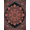 Black, Pattern 9, variant on ODIKA 4' x 6' Machine Washable Non-Slip Area Rug, antique floral High Traffic Rug, Pink, 1144439