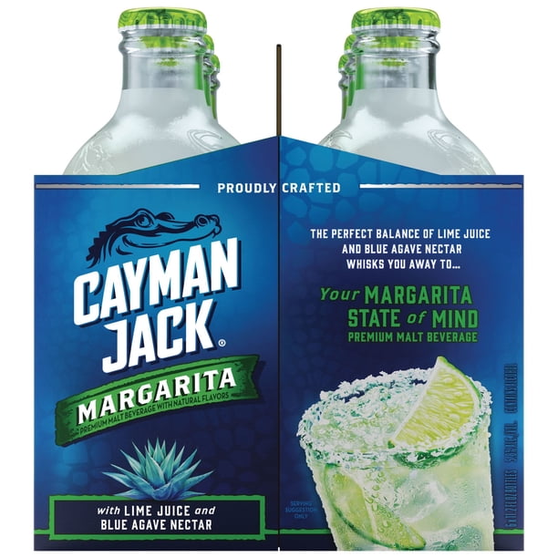 Cayman Jack, Margarita, 6 Pack, 11.2 fl oz Bottles, 5.8% ABV