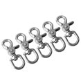 thumbnail image 1 of 5Pcs Keychain Clips 66x17mm Stainless Steel Highly Polished Durable Lightweight Lobster Clasp For Crafts Jewelry, 1 of 8