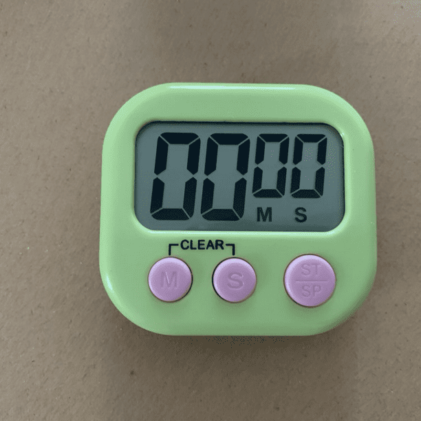 Minuteur Visuel Numérique, Time Timer Enfant avec Compte à Rebours, Alarme,  Horloge, 60 Minutes Chronometre, Minuteur