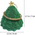 thumbnail image 2 of Christmas Tree Christmas Tree Engagement Ring Box Decorative Christmas Tree Decorative Jewelry Case Ring Box Christmaschristmas Decorationgreen2 Pcs, 2 of 5