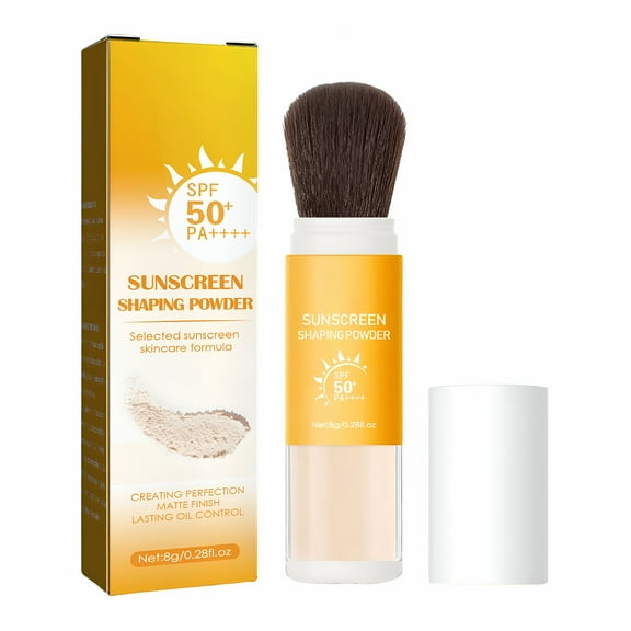 RAGUPEL Wet And Wild Foundation Sunscreen Setting Powder Translucent Brush Powder Makeup Control Oil Long Lasting Sunscreen Setting Powder For All Skin