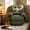 Army Green, variant on LITVZ Comfy Manual Recliner Chair for Adults, 165 Degree Lay Flat, Small Recliners for Small Spaces & Nursery, Wide Reading Chair