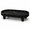 Black Marble, variant on DBOZE Modern Oval Decorative Tray – Textured Matte Finish with Raised Legs, 10” x 6.5” x 2” Vanity Tray for Bathroom, Coffee Table, Jewelry & Candle Display,(White)