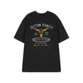 thumbnail image 2 of Yellowstone Mens Black Short Sleeved T-Shirt, 2 of 6