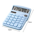 thumbnail image 6 of D-GROEE Desk Calculator, 12-Digit Solar Battery Office Calculator with Large LCD Display Big Sensitive Button, Dual Power Desktop Calculators, 6 of 8