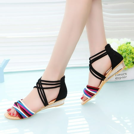 

Yedhsi Summer Ladies Breathable Cloth Slippers Sandals Casual Women s Shoe Women s Sandals