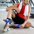 thumbnail image 6 of Men's Pr Puerto Rico-Flag Novelty Athletic Socks Women's Digital Printing Funky Patterned Crew Socks, 6 of 7