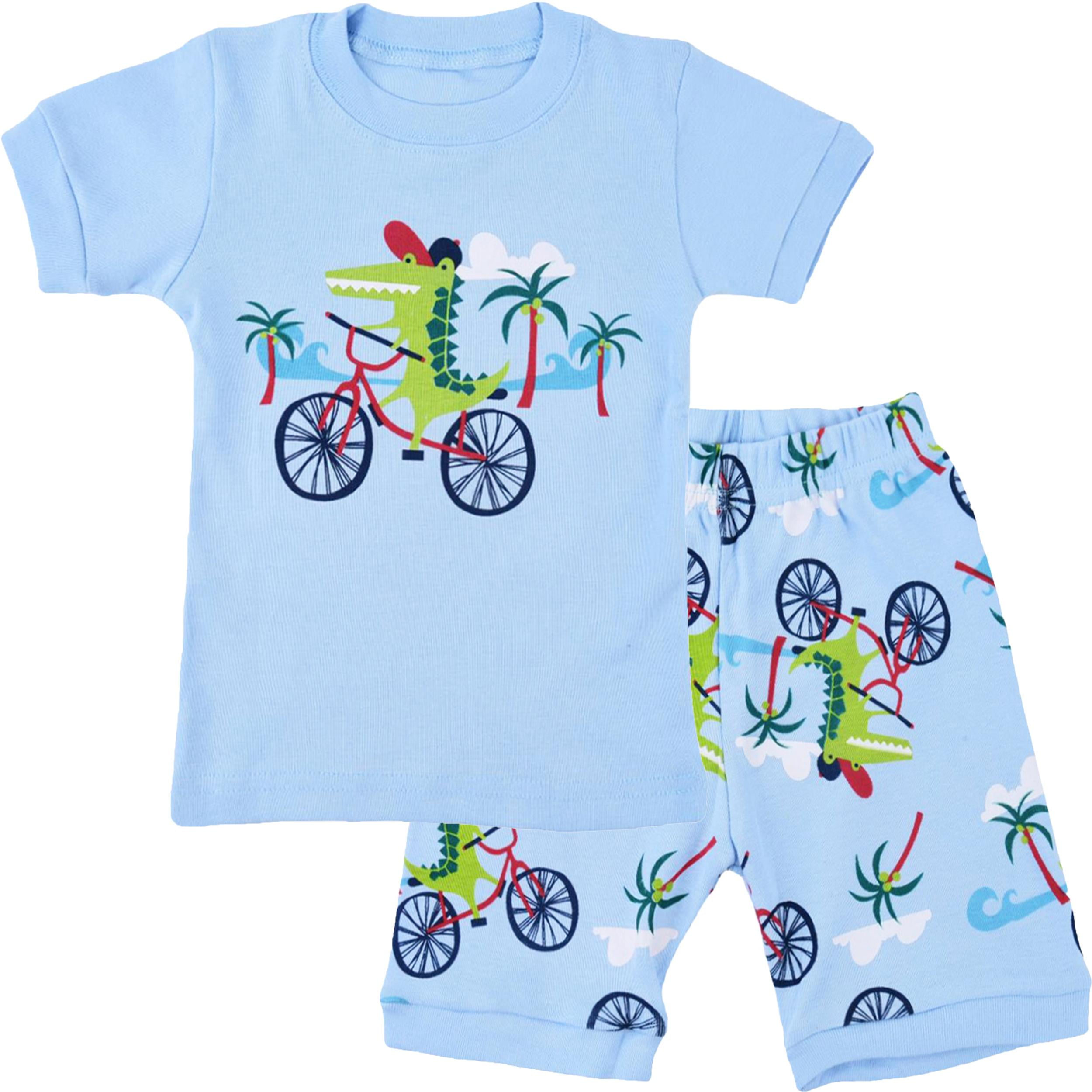 Little Hand Toddler Boy Summer Pj Short Set 100 Cotton Pajamas for Boy