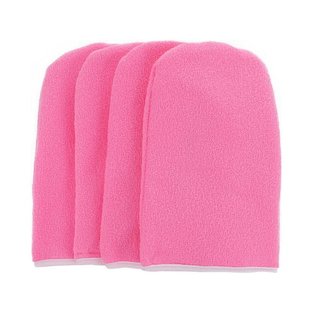 FELTECHELECTR 2 pares de guantes de parafina para baño de cera, guantes aislantes para manos para mujer (rosa)