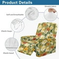 thumbnail image 5 of HELLHERO Flower Print 4 Piece Recliner Cover 1 Seat Extra Large Lazy Boy Recliner Covers That Stay in Place Reclining Chair Slipcover with Side Pockets, Yellow, 5 of 8