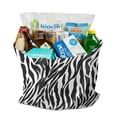 thumbnail image 2 of Colorful Zebra Canvas Tote Bag Rainbow Zebra Pattern Abstract Black and White Stripes Multicolor Modern Fashion Cute Cartoon Zebra Aesthetic Gradient Print Reusable Eco-Friendly Shopping Bag, 2 of 6