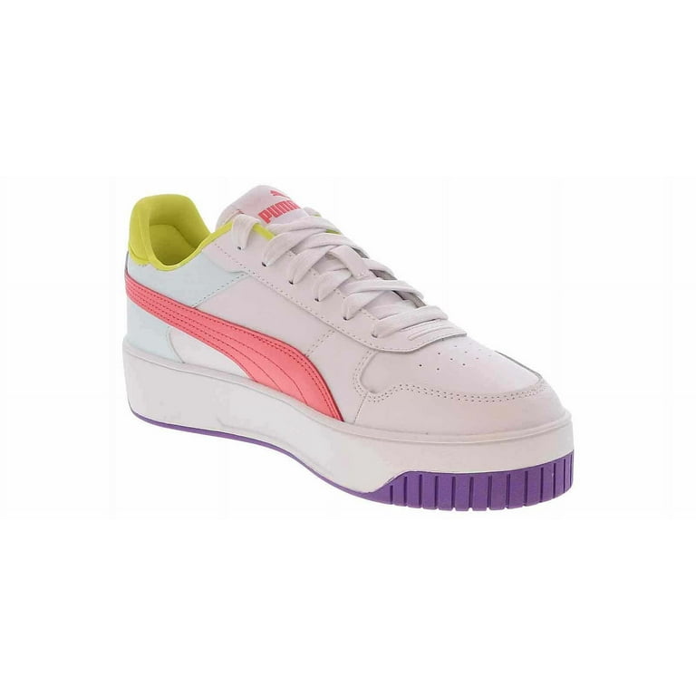 Women's Puma Carina Street White/Turquoise Surf-Silver (389390 21