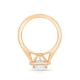thumbnail image 3 of ESTE ORIGIN 2.00Ct Pear Cut Lab-Grown Diamond Engagement Ring – 5 Claw Halo Cathedral Setting in 14K Rose Gold for Women US 6, 3 of 7