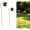 Brown-2pcs, variant on Metal Venus Flytrap Garden Stake, Carnivorous Yard Sculpture for Lawn