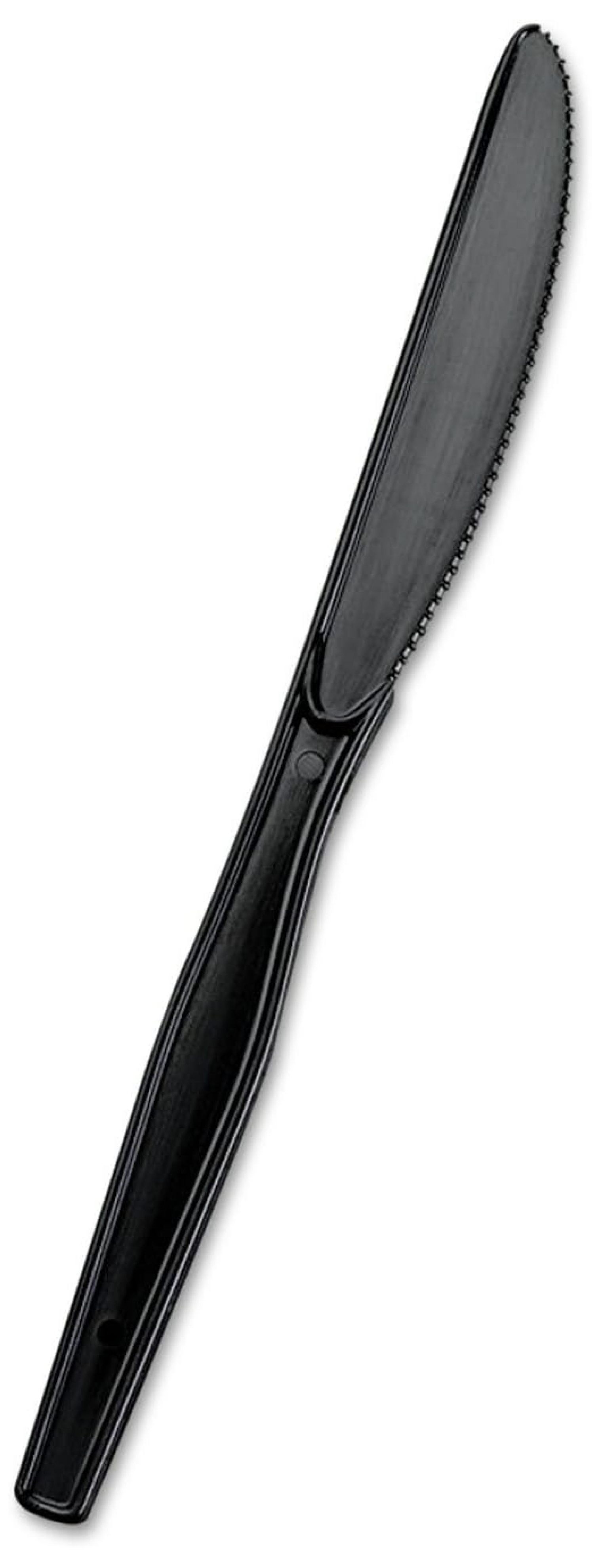 ECO PRODUCTS 100% Recycled Plastic Knives – 6-Inch, Black, Pack Of 50 (Case Of 20 Packs) - View #2