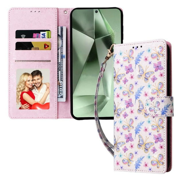 FOXDOCK Floral Wallet Phone Case for Google Pixel 10 Pro XL , PU Leather Flip Case with Card Slots, Shockproof Kickstand Folio Cover
