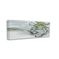 thumbnail image 3 of Stupell Industries Vivid Crab Beach Shoreline Nautical Landscape Scene Painting Gallery Wrapped Canvas Print Wall Art, Design by Stacy Gresell, 3 of 7