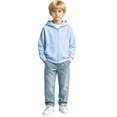 thumbnail image 5 of Generic Boys Oversized Cardigan Loose Fit Drawstring Athletic Jackets,breathable textured knit,Lightweight Fall Winter Sweatshirt Top, 5 of 5