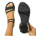 thumbnail image 4 of Quaouag Flat Sandals for Women Dressy - Comfortable Walking Summer Womens Sandal, 4 of 6
