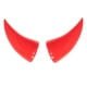 thumbnail image 2 of Cuernos para casco de motocicleta rojo Kinlley rojo, 2 of 7
