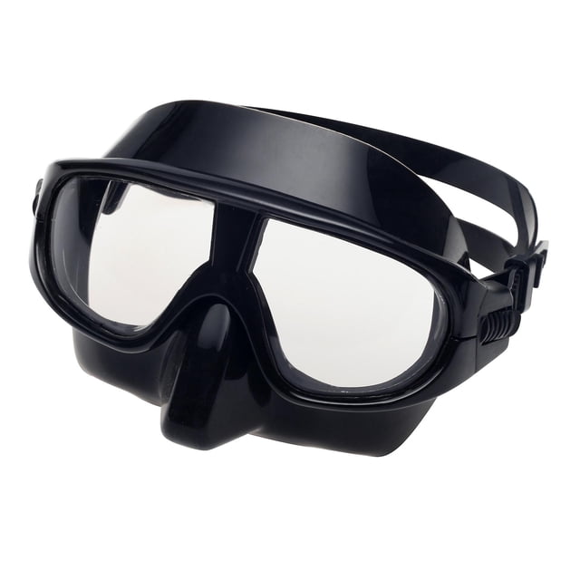 Máscara de buceo panorámica de 4 lentes, máscara de buceo de vidrio templado con cubierta para la nariz, equipo de gafas de buceo antivaho, máscara de natación para adultos y jóvenes para bu