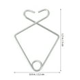 thumbnail image 3 of MasteelfCA 50pcs Steel Ceiling Hooks Drop Ceiling Hanger Hooks Ceiling Tile Hooks for Office Home, 3 of 8