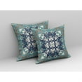thumbnail image 2 of Amrita Sen Broadcloth Zippered Pillow With Gray Blue Finish CAPL263BrCDSZP16x16, 2 of 5