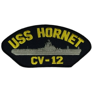 USS HORNET CV-12 PATCH USN NAVY SHIP ESSEX CLASS AIRCRAFT CARRIER APOLLO 11 12