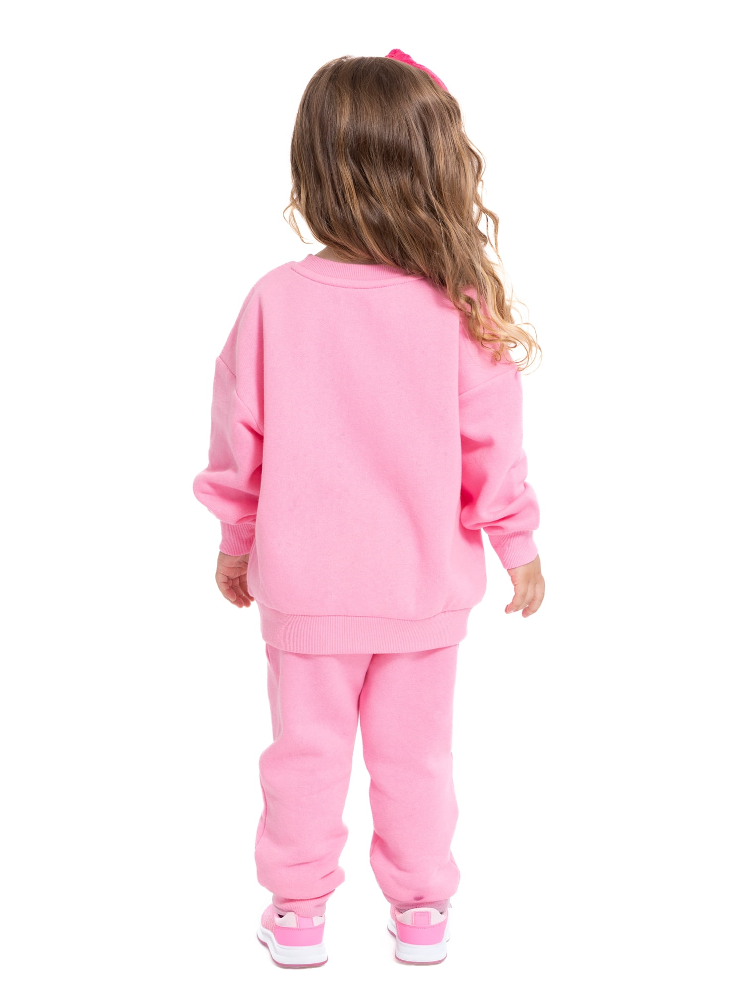 Barbie Toddler Girls Graphic Sweatshirt and Joggers Set, 2-Piece, Sizes 12M-5T