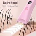 thumbnail image 6 of Women Electric Shaver, Painless Lady Razor Waterproof Wet & Dry Rechargeable Low Noise Body Hair Remover Epilator Bikini Trimmer Grooming Kit W/ LED Display for Legs Arm Armpit Underarm, 6 of 7