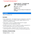 thumbnail image 2 of Tailgate Hinge Kit - Compatible with 1988 - 1999 Chevy C1500 1989 1990 1991 1992 1993 1994 1995 1996 1997 1998, 2 of 2