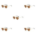 thumbnail image 1 of Minnieouse Impresionantes gafas de sol en forma de corazón de PVC con lentes Tac, accesorio de moda, gafas de sol en forma de corazón, color té Type2 NO2, 1 of 6