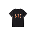thumbnail image 2 of Women's "Spooky Halloween Babies" Graphic Tee Casual Shirt Black, 2 of 7