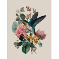 thumbnail image 1 of Hummingbird Botanical Canvas Wall Art 15.75x11.81 Inches, 1 of 8