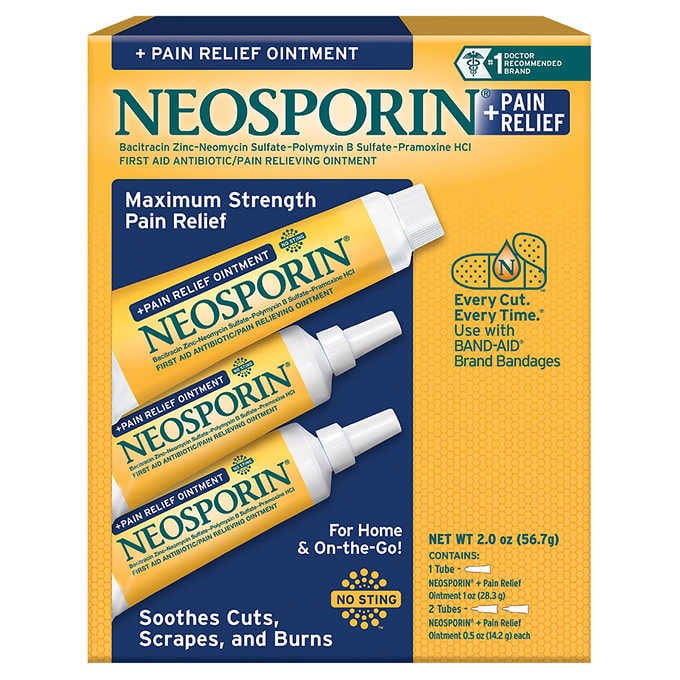 Neosporin Maximum Strength Pain Relieve Ointment, 2 Ounces