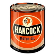 Hancock Oil Vintage Sign Made in the USA with heavy gauge steel"