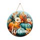 thumbnail image 2 of Ganfancp Autumnnew Harvests Colgante Redondo de Madera con El Número de La Puerta Decoración Del Hogar Colgante Rebajas Flash Deals Colgante Puerta de Madera Otoño*1, 2 of 7